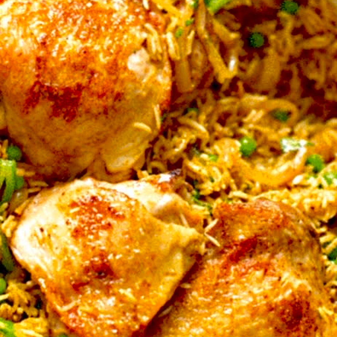 Easy Braised Chicken & Rice