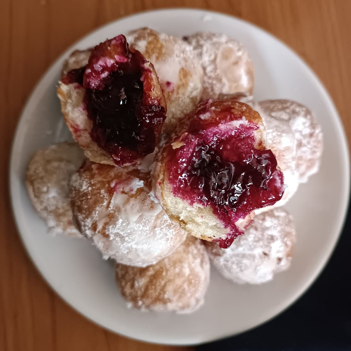 Blueberry donut holes