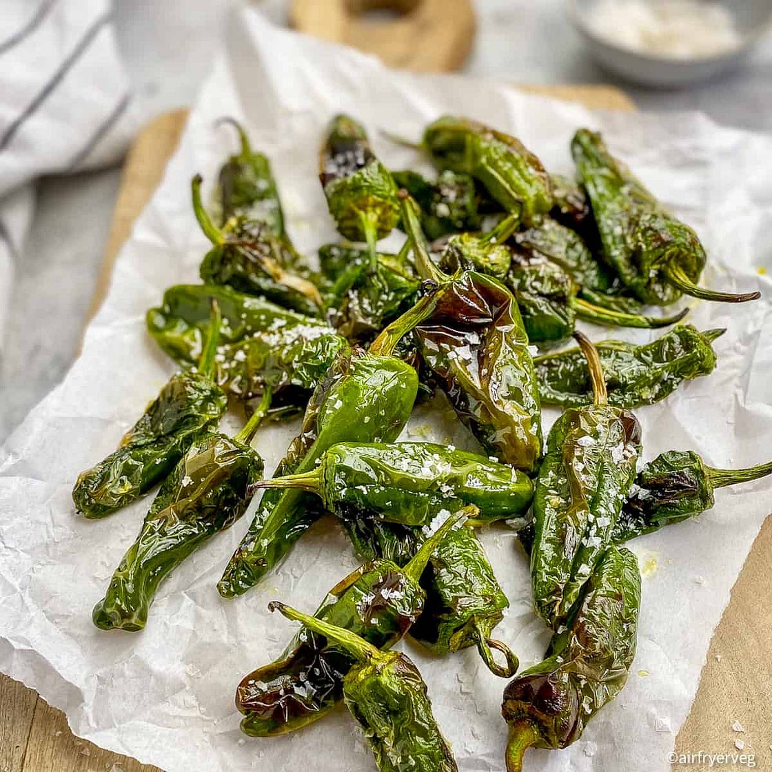 Air Fryer Padrón Peppers
