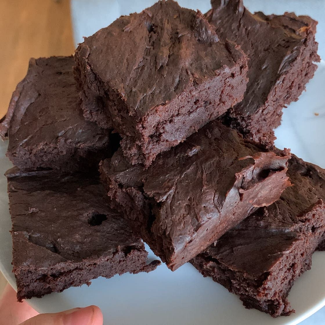 Flourless 3-ingredient brownies