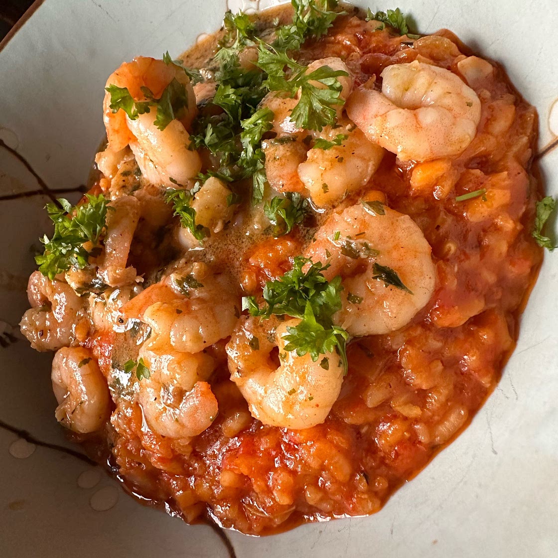 Jollof Risotto With Suya-Spiced Shrimp Recipe by Tasty
