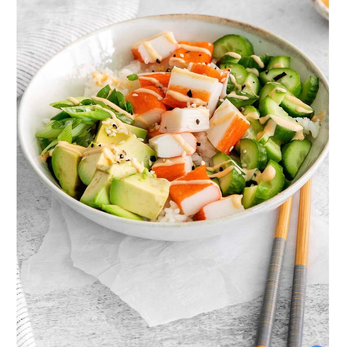 California Roll in a Bowl