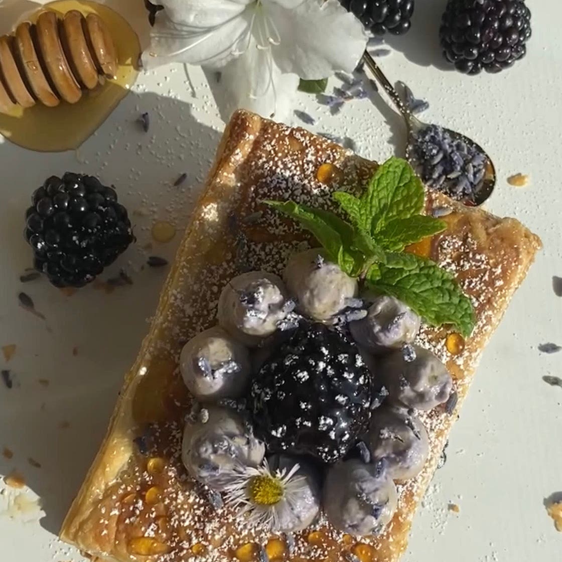 Lavender & Blackberry Mille Feuille