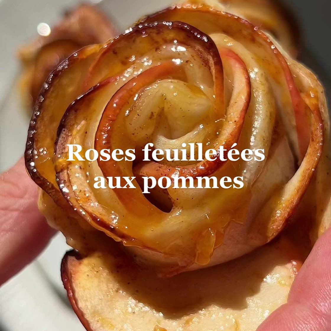 Roses feuilletées aux pommes de @totocuistot