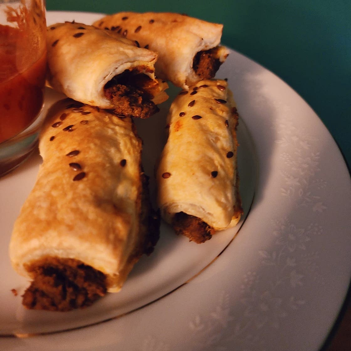 Vegan Lentil and Veggie Sausage Rolls
