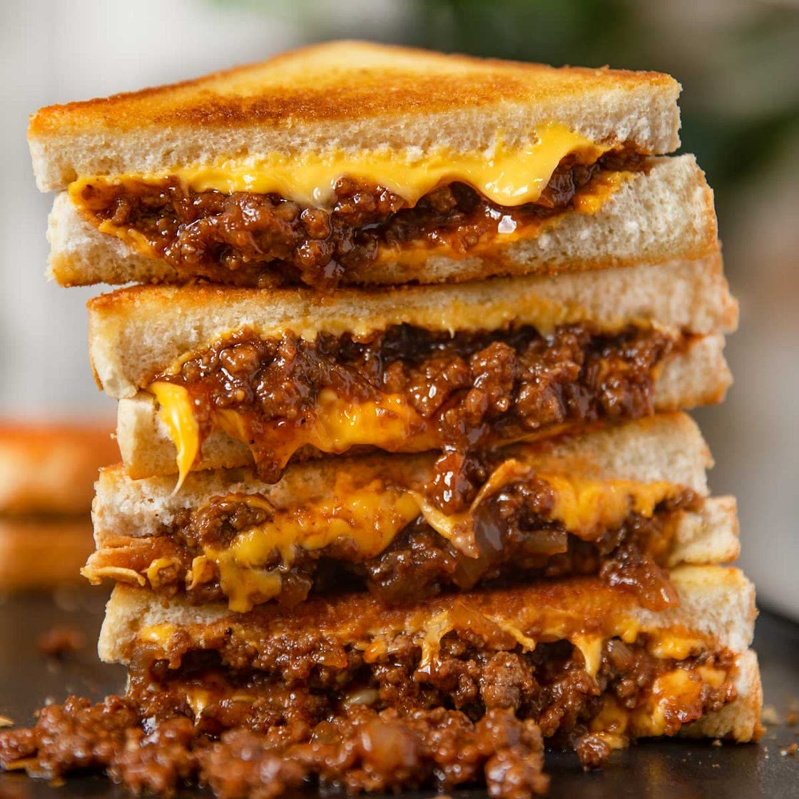 Sloppy Joe Grilled Cheese