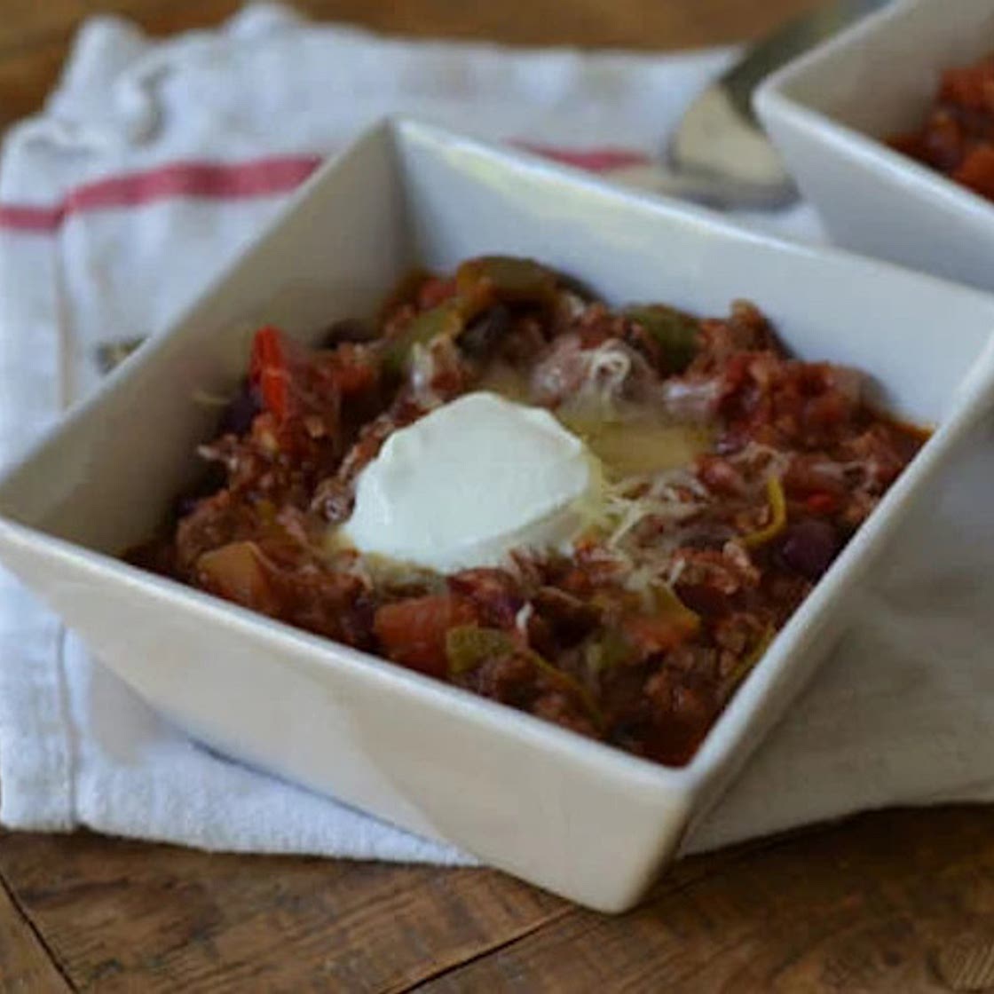 Slow Cooker Red and Green Chili