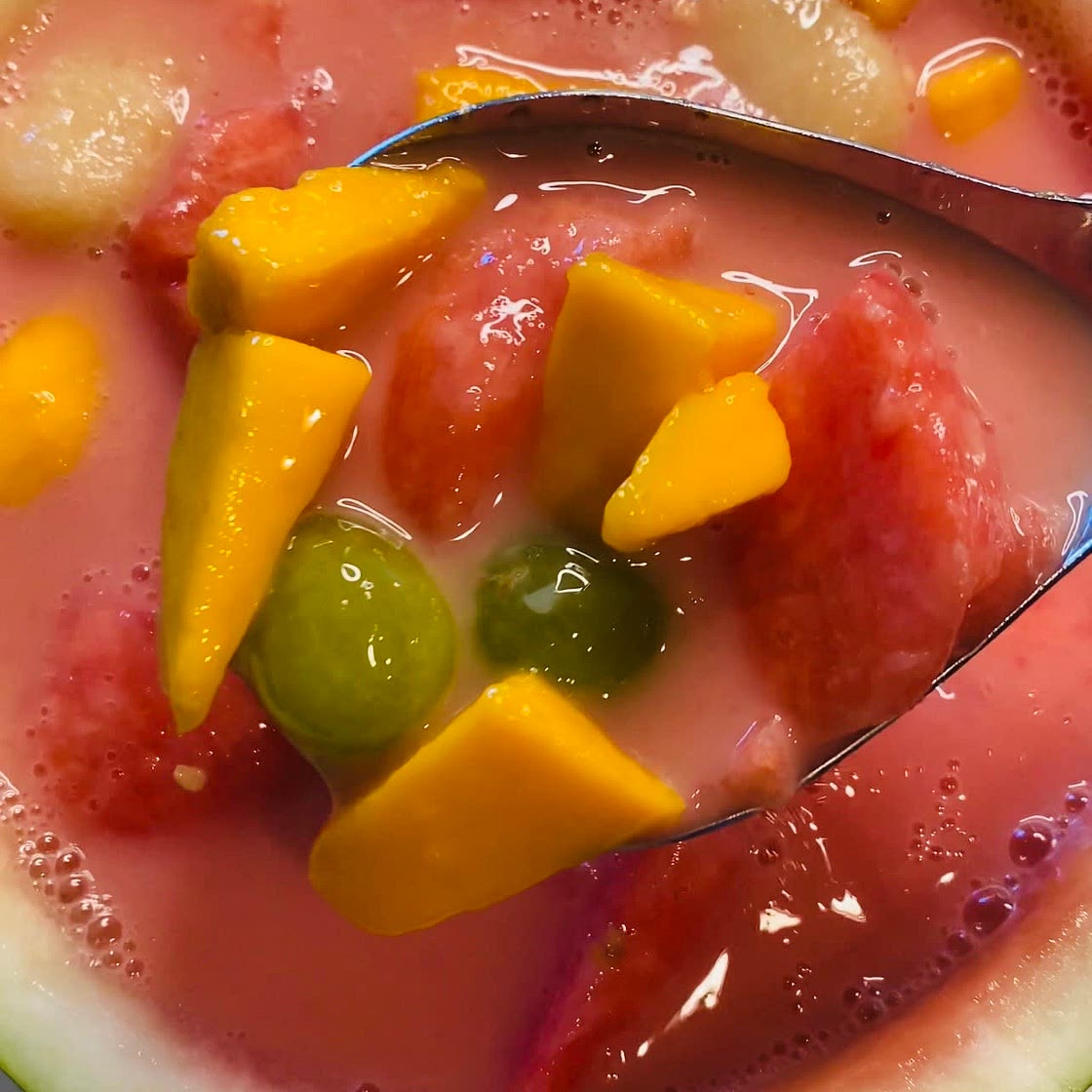Korean Boozy Watermelon Punch
