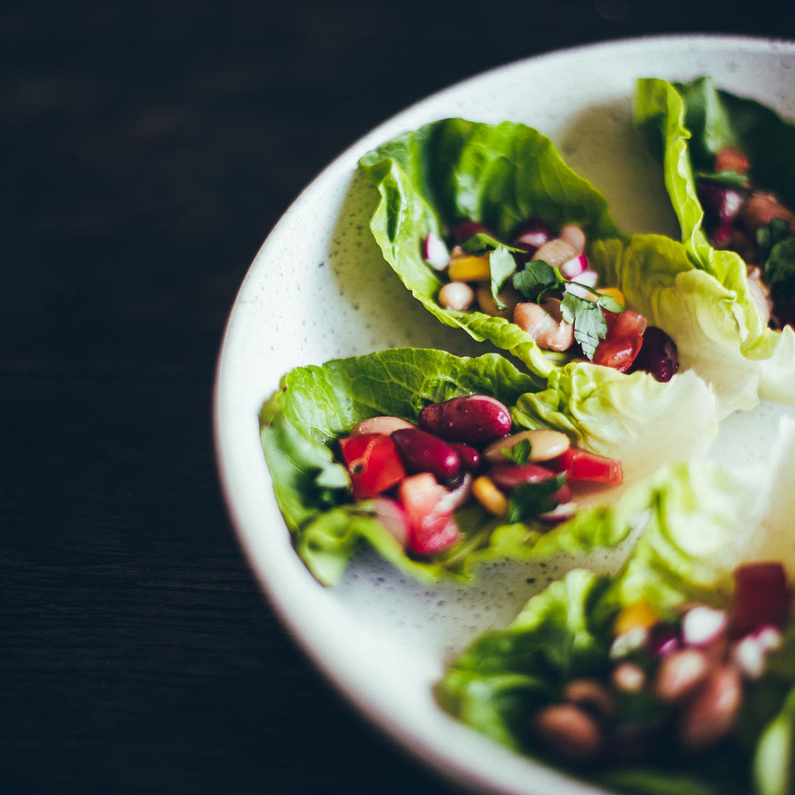 Bean & Avocado Salad Cups