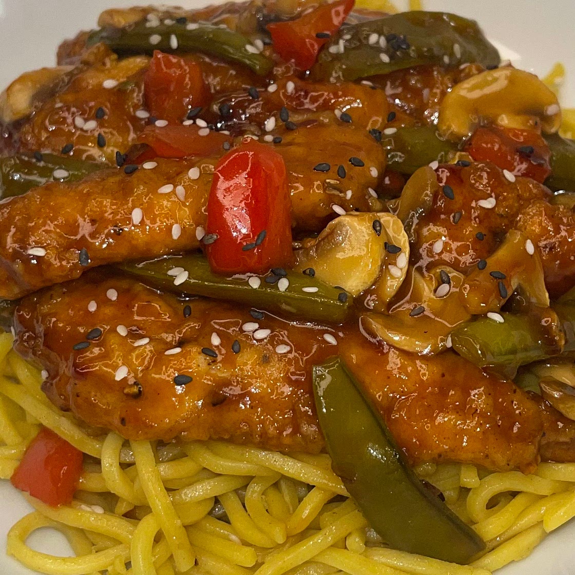 Air Fried or oven baked Hoisin Orange Chicken