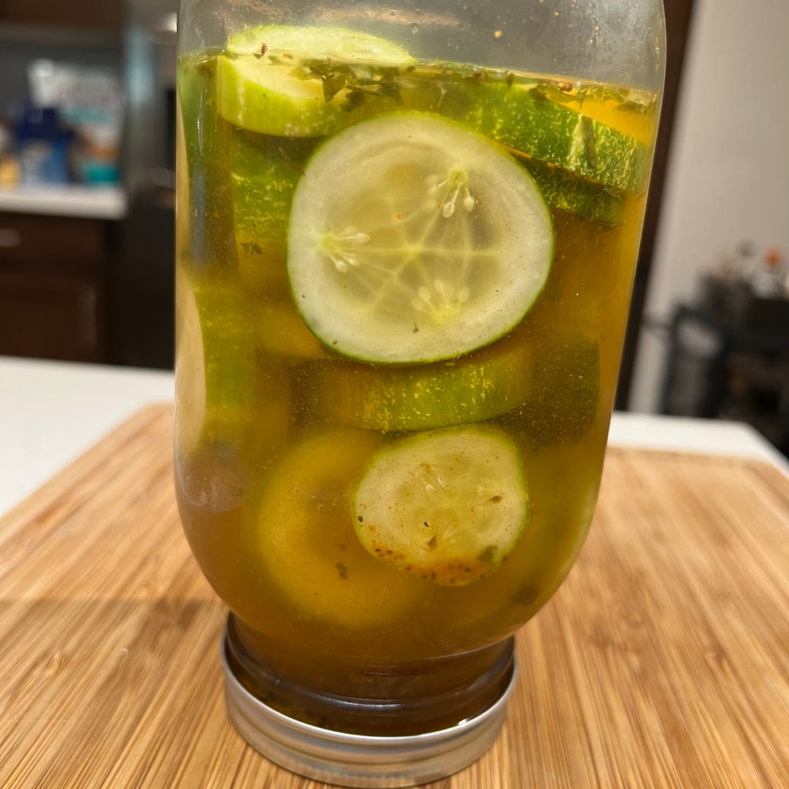 Half-Sour Old Bay Pickles