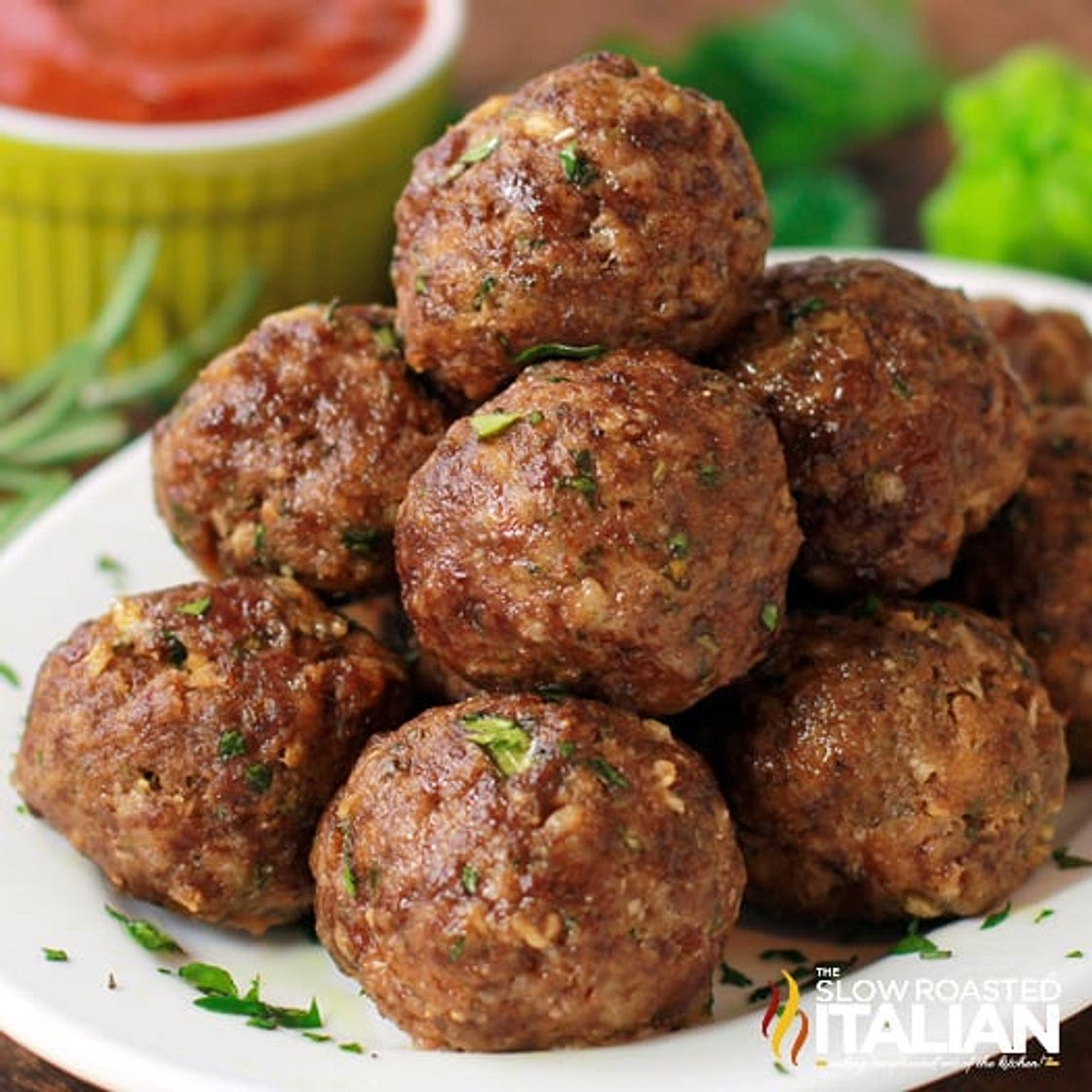 Oven Baked Meatballs + Video