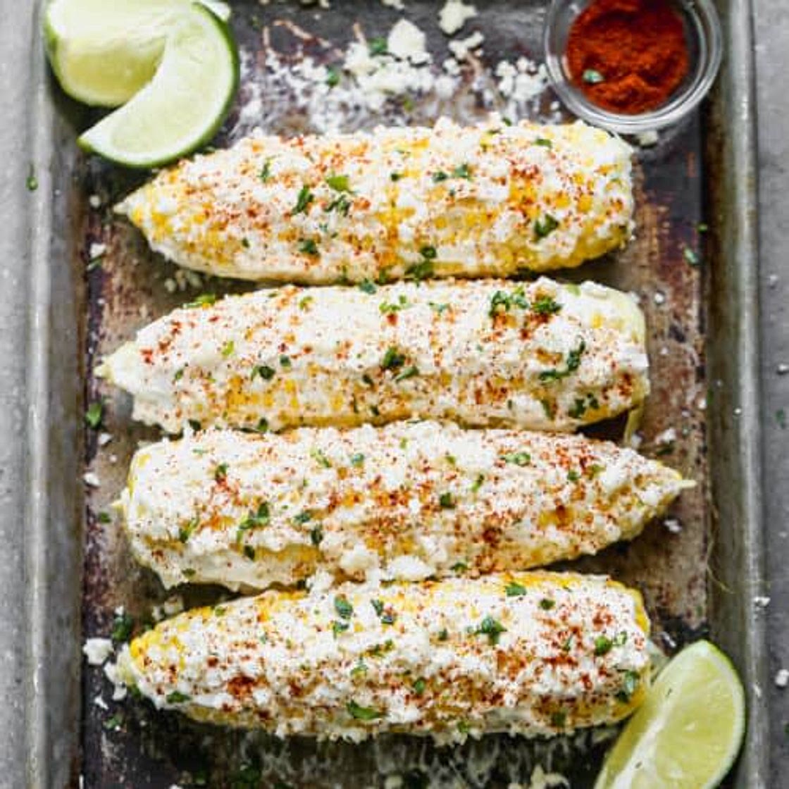 Elote - grilled street corn