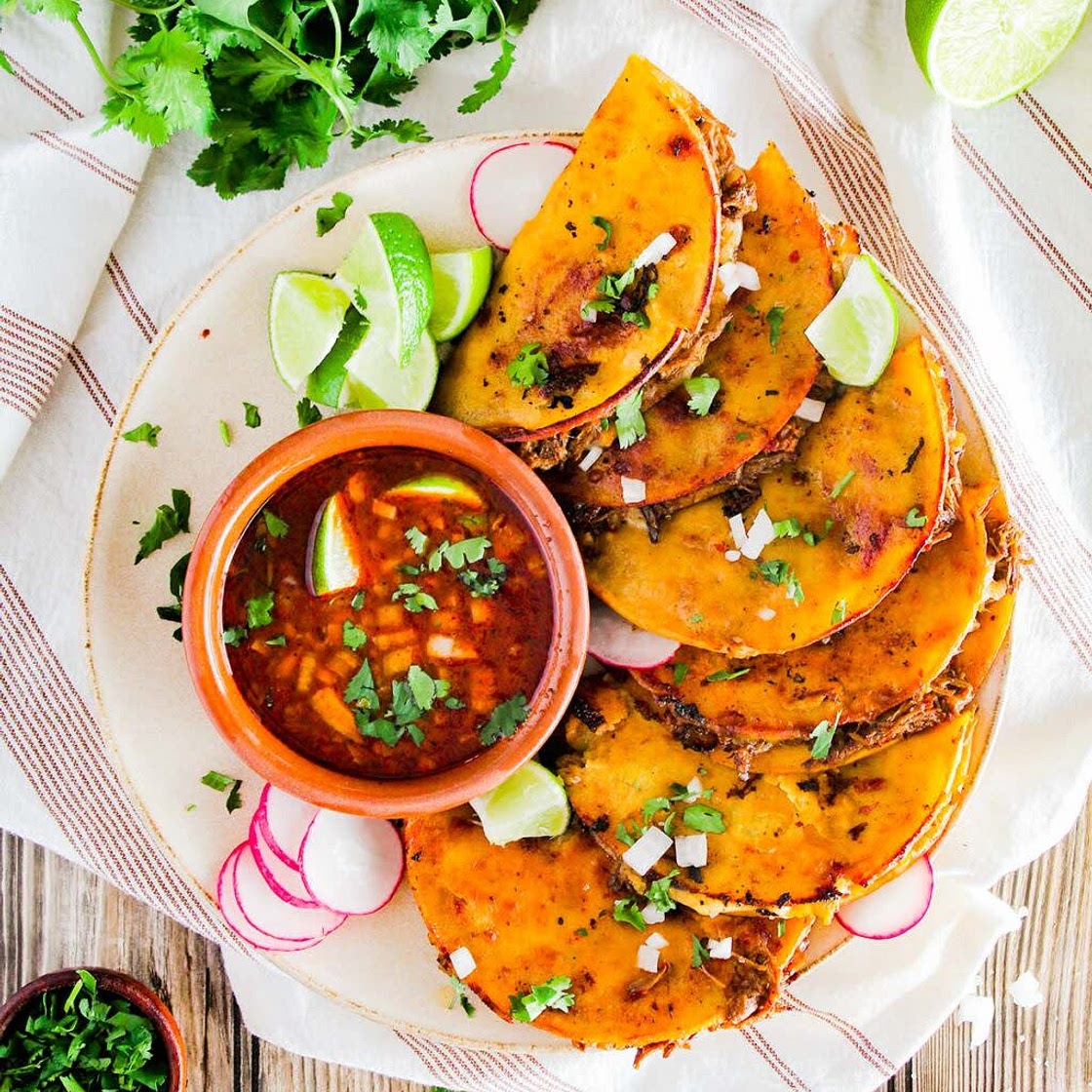 Beef Birria with consomé