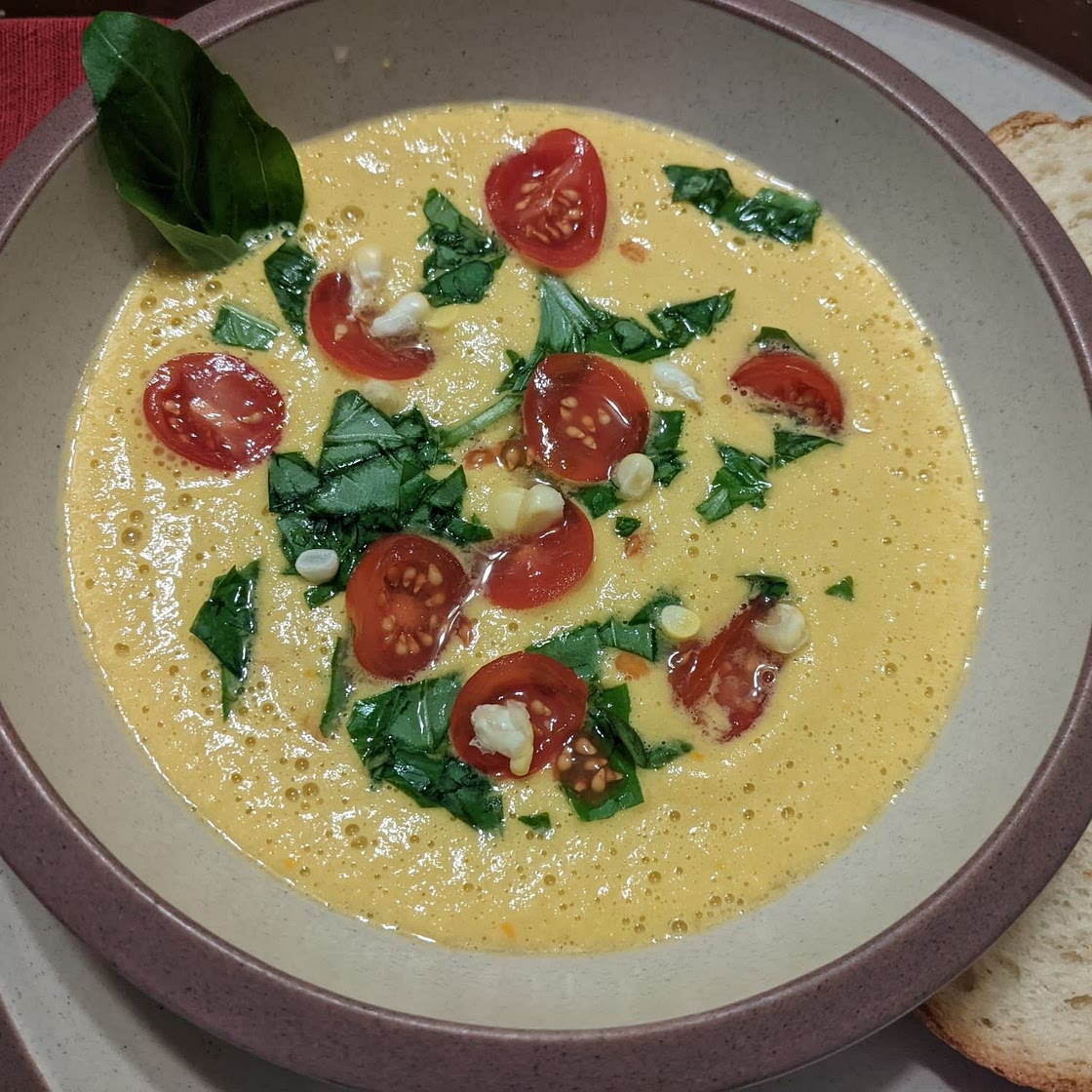 Summer Sweet Corn Gazpacho