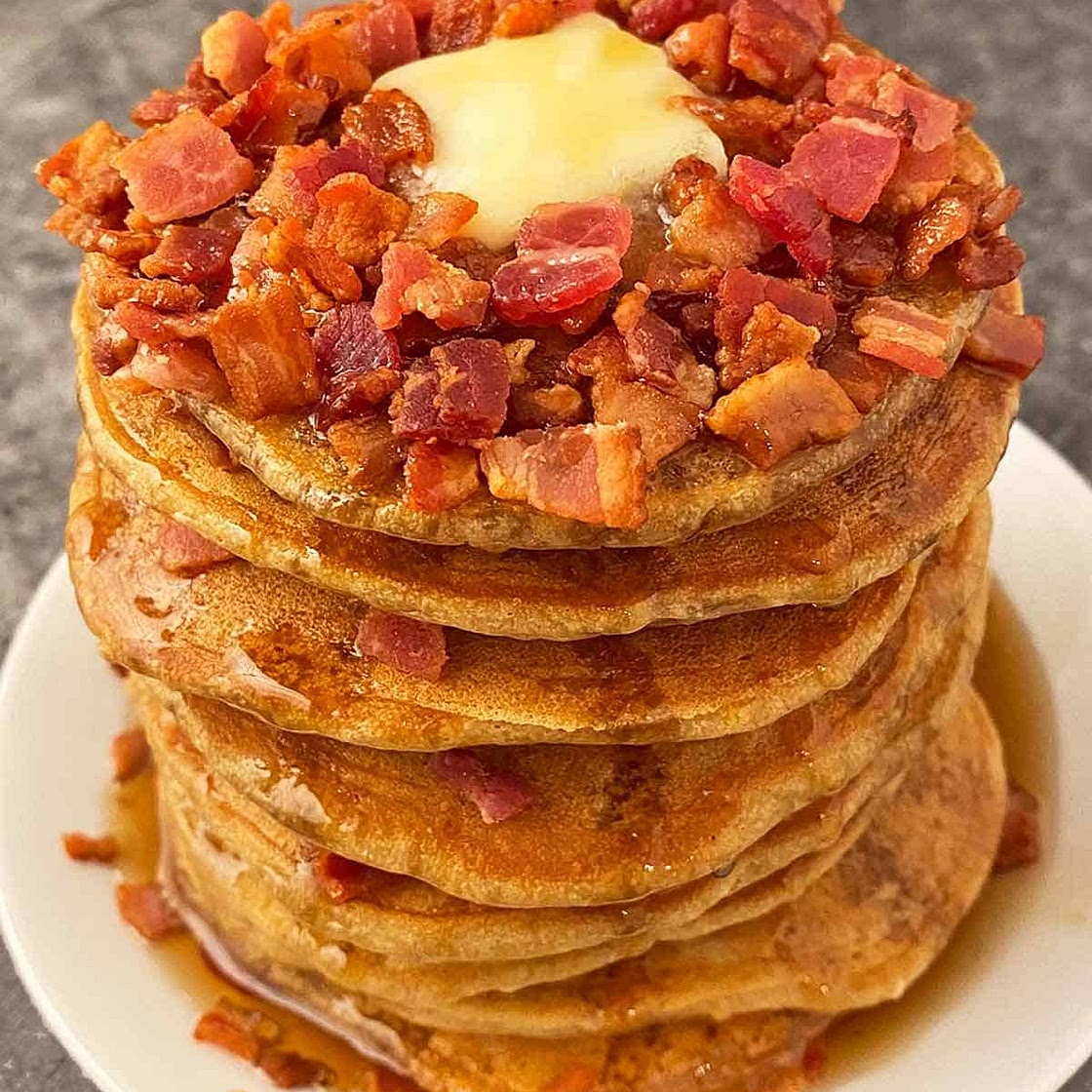 Maple Pancakes with Bacon