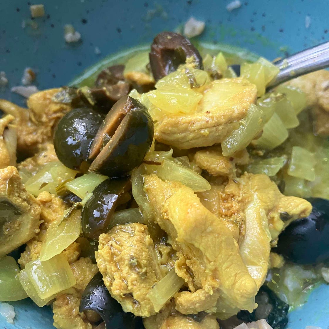 Morrocan Chicken Tajine with Lemon and Olives