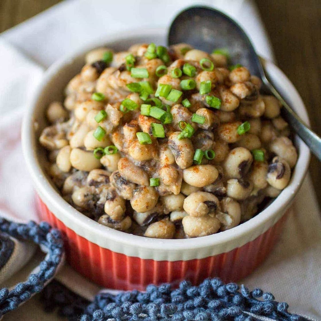 Southern Style Vegan Black Eyed Peas Recipe