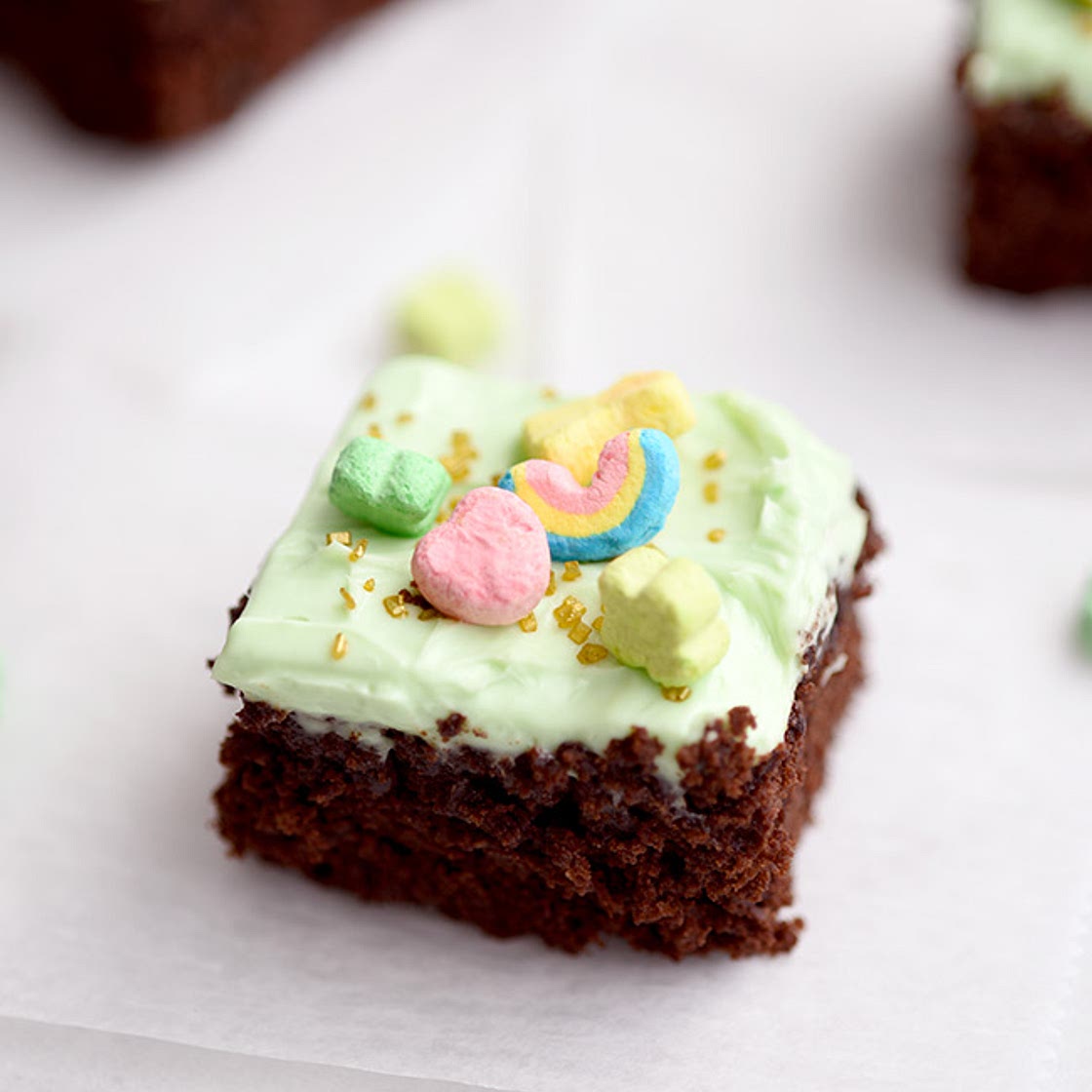 Lucky Charms Brownies