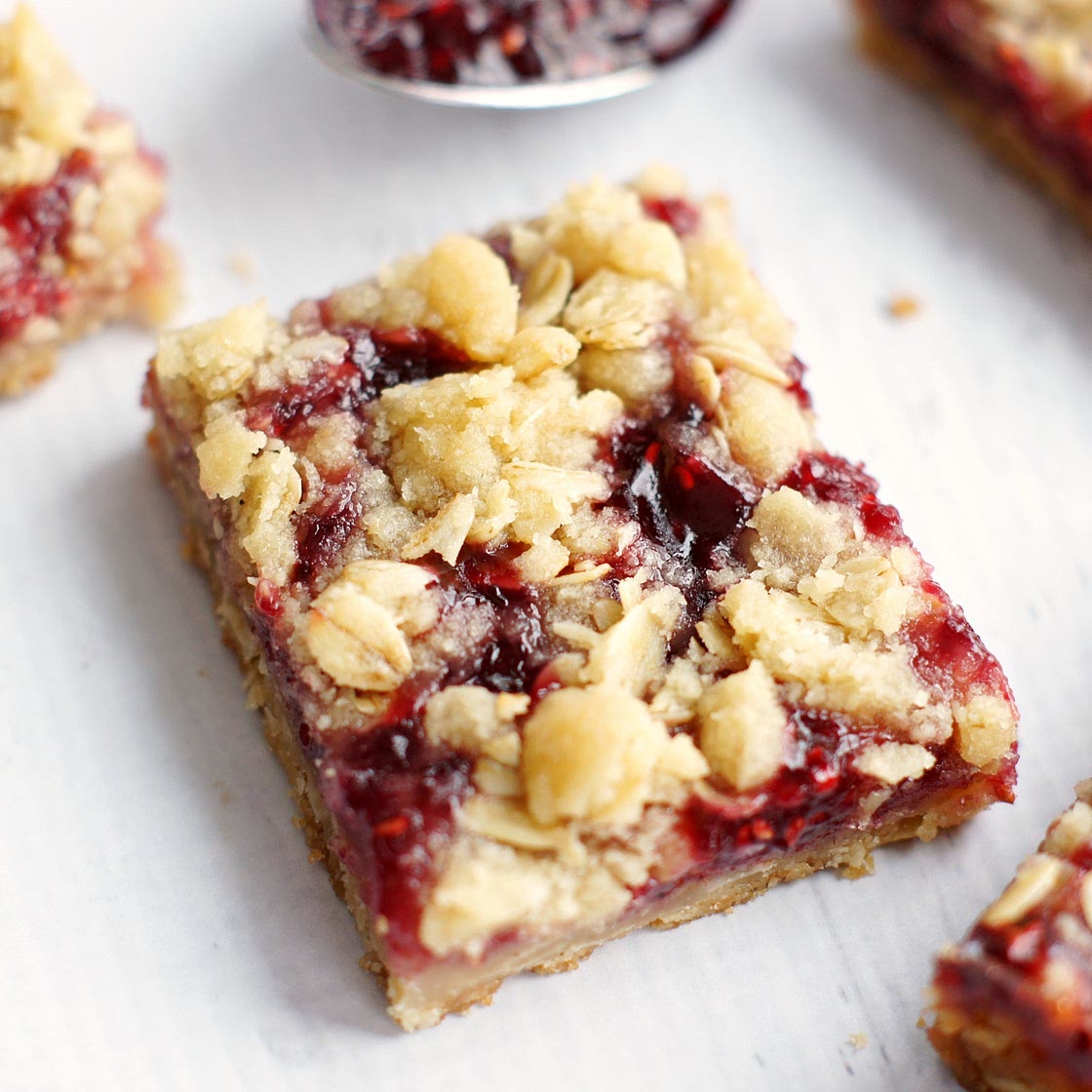 Raspberry Oatmeal Bars