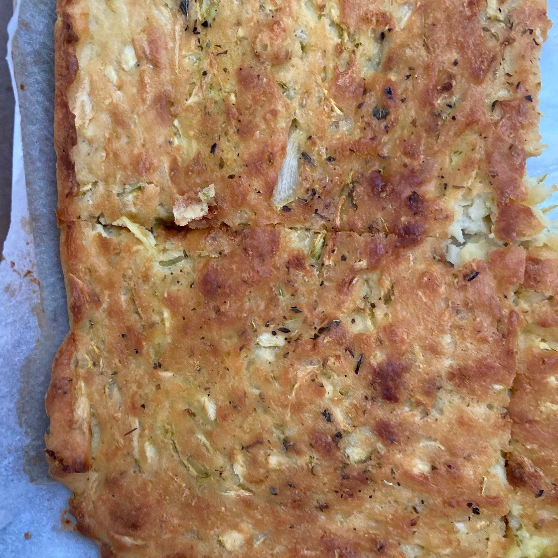 Zucchini Cottage Cheese Bake