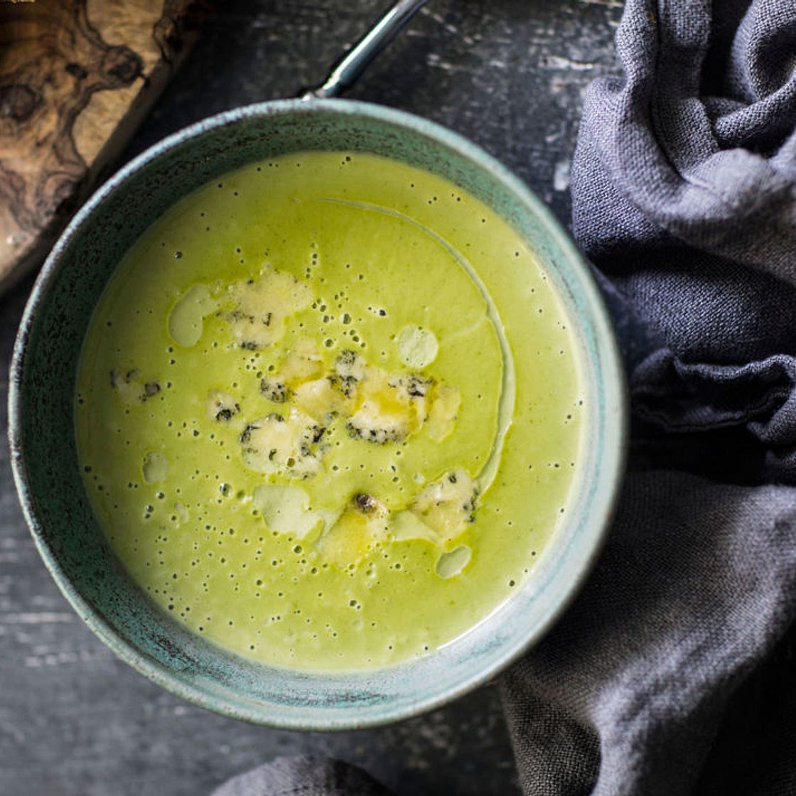 Broccoli and Stilton soup