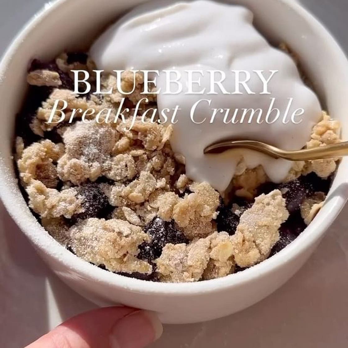 Blueberry Crumble