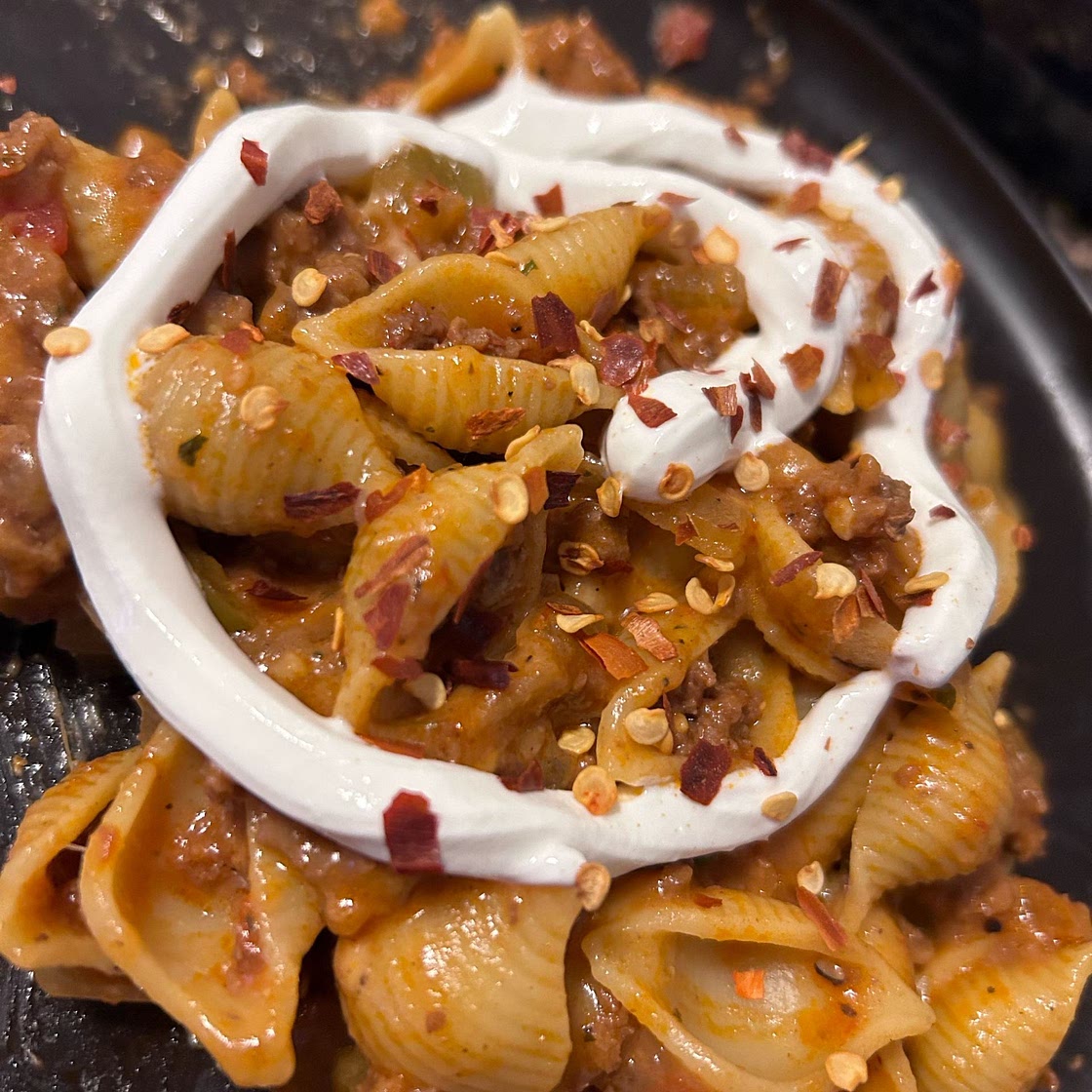 Cheesy Taco Pasta