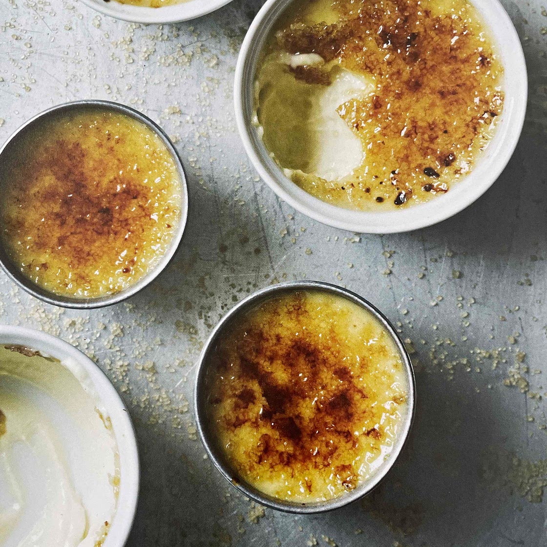 Lemongrass custard cups