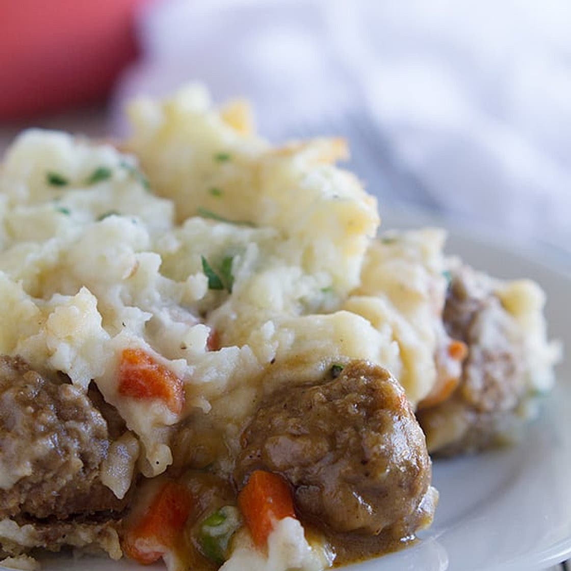 Meatball Cottage Pie