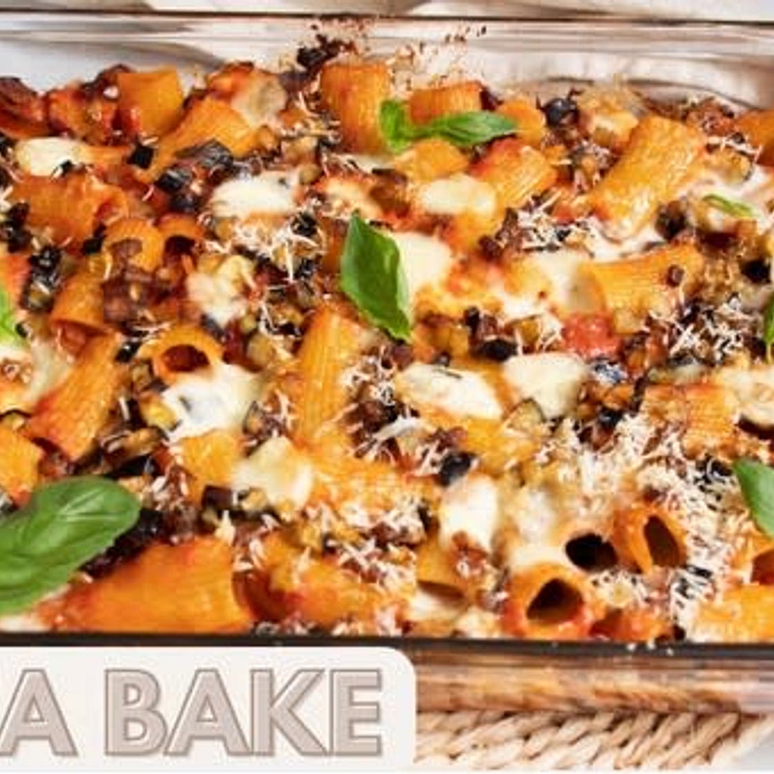 Italian Pasta Bake with Eggplants | Sicilian Recipe | Vegetarian
