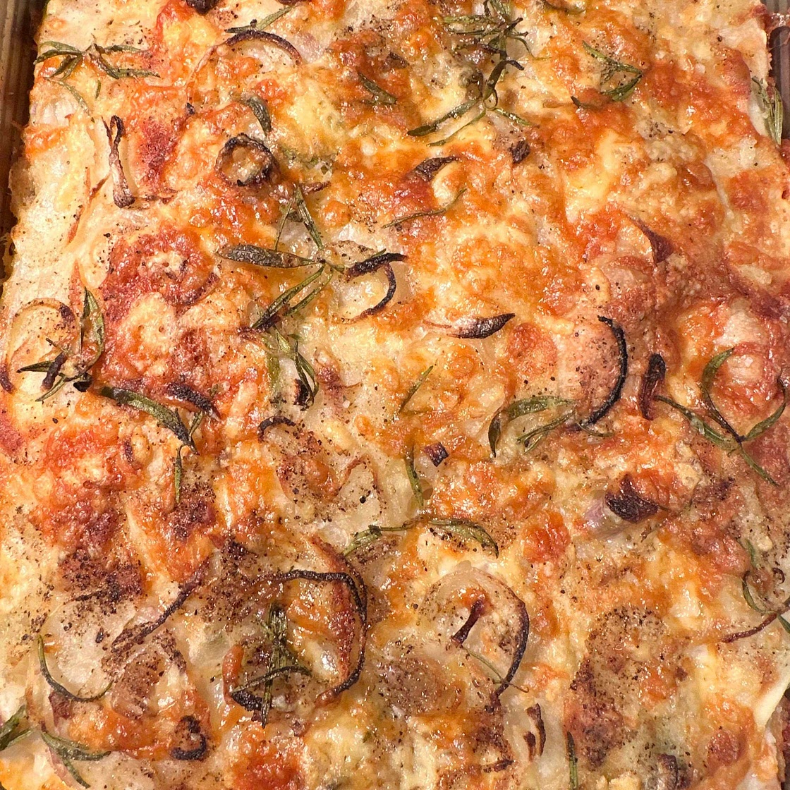 Focaccia au Gratin