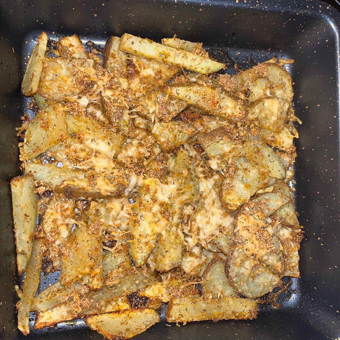 Baked Garlic Parmesan Potato Wedges
