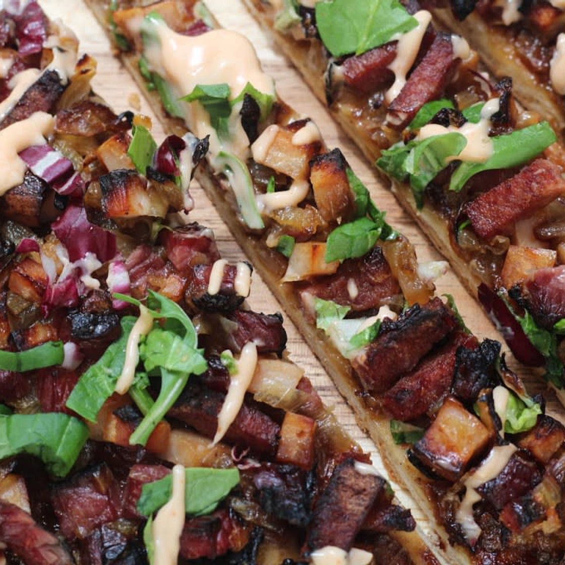 D'licious Pastrami Pizza