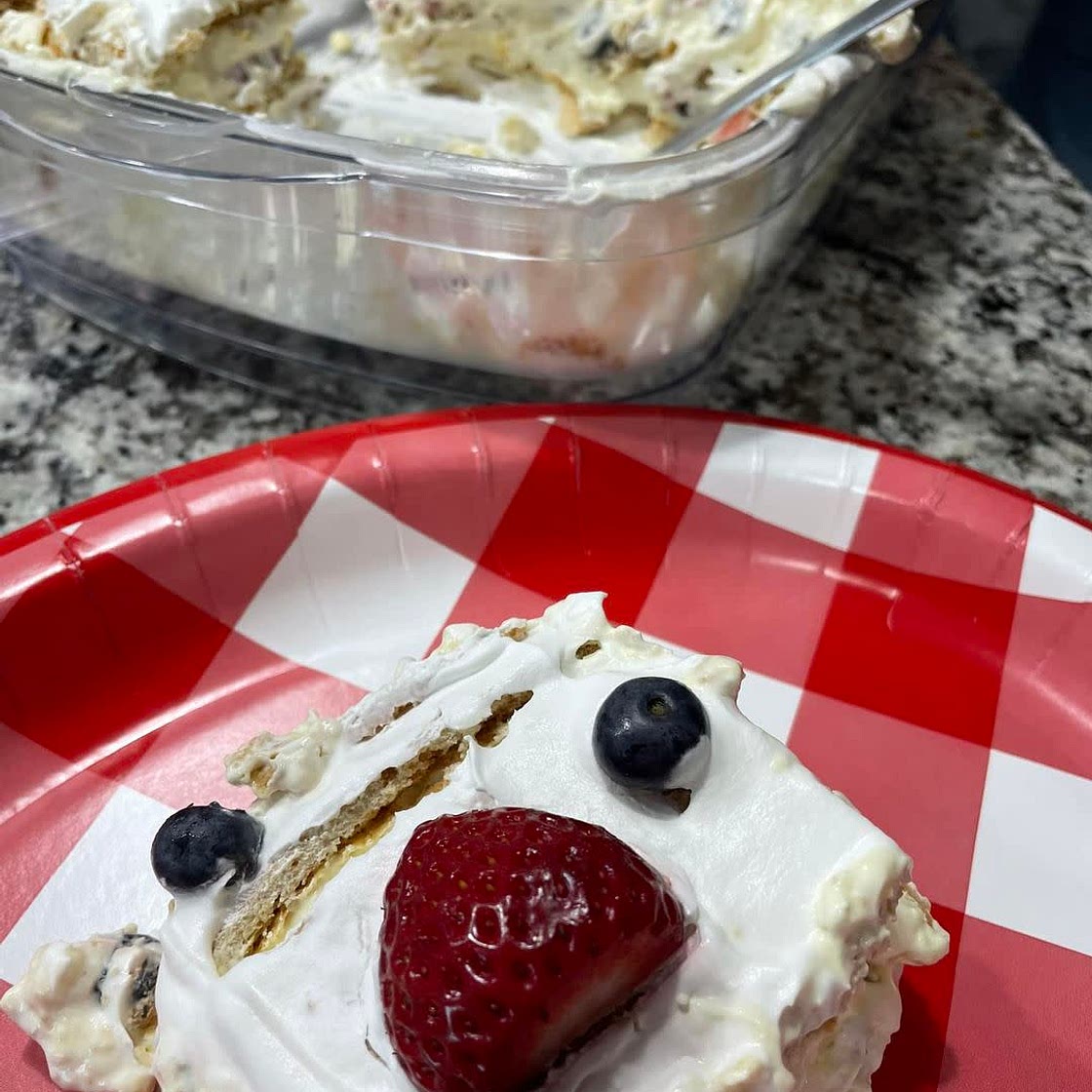 Berry Ice Box Cake