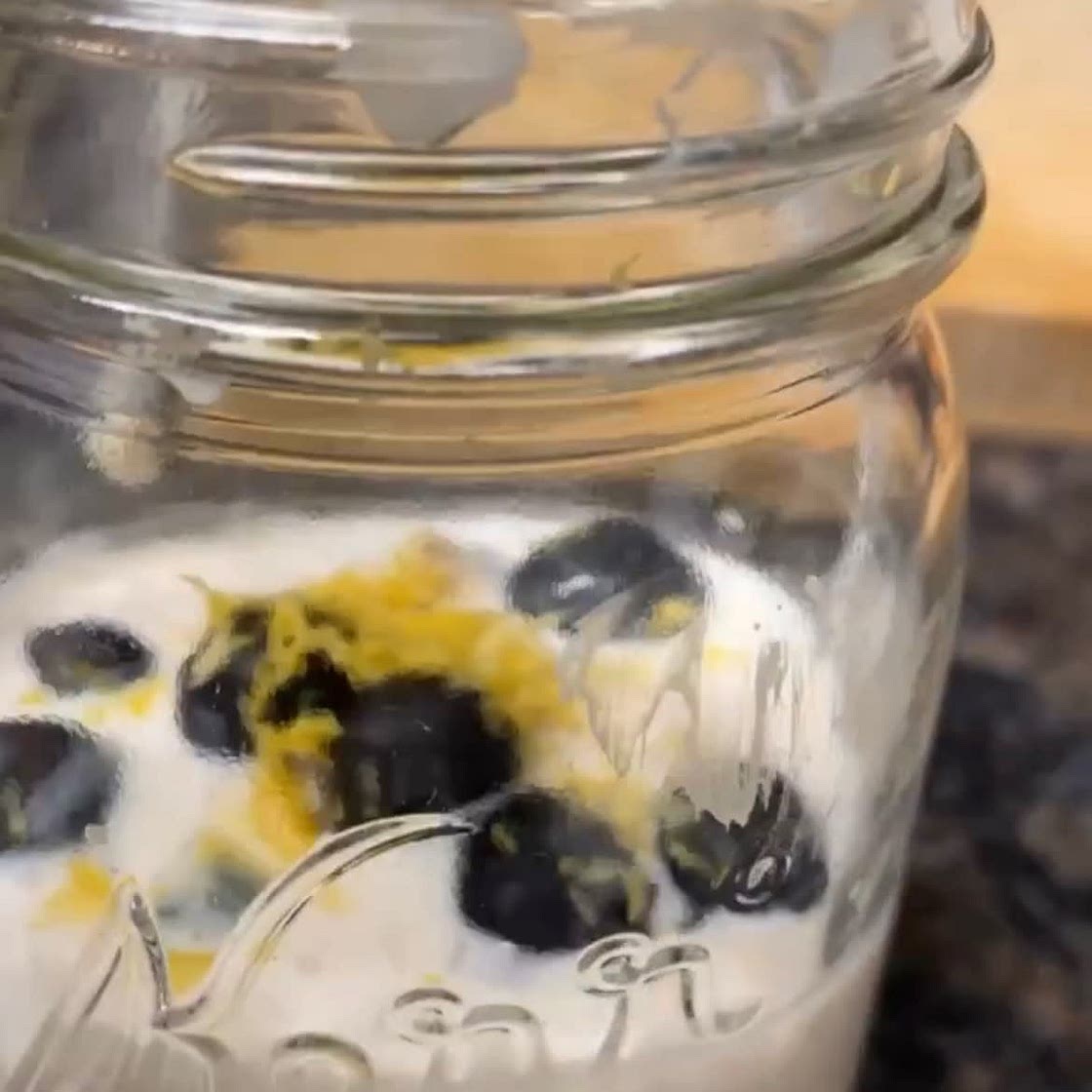 Blueberry Lemon Overnight Oats