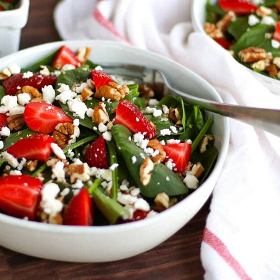 Strawberry Spinach Salad with Poppy Seed Dressing