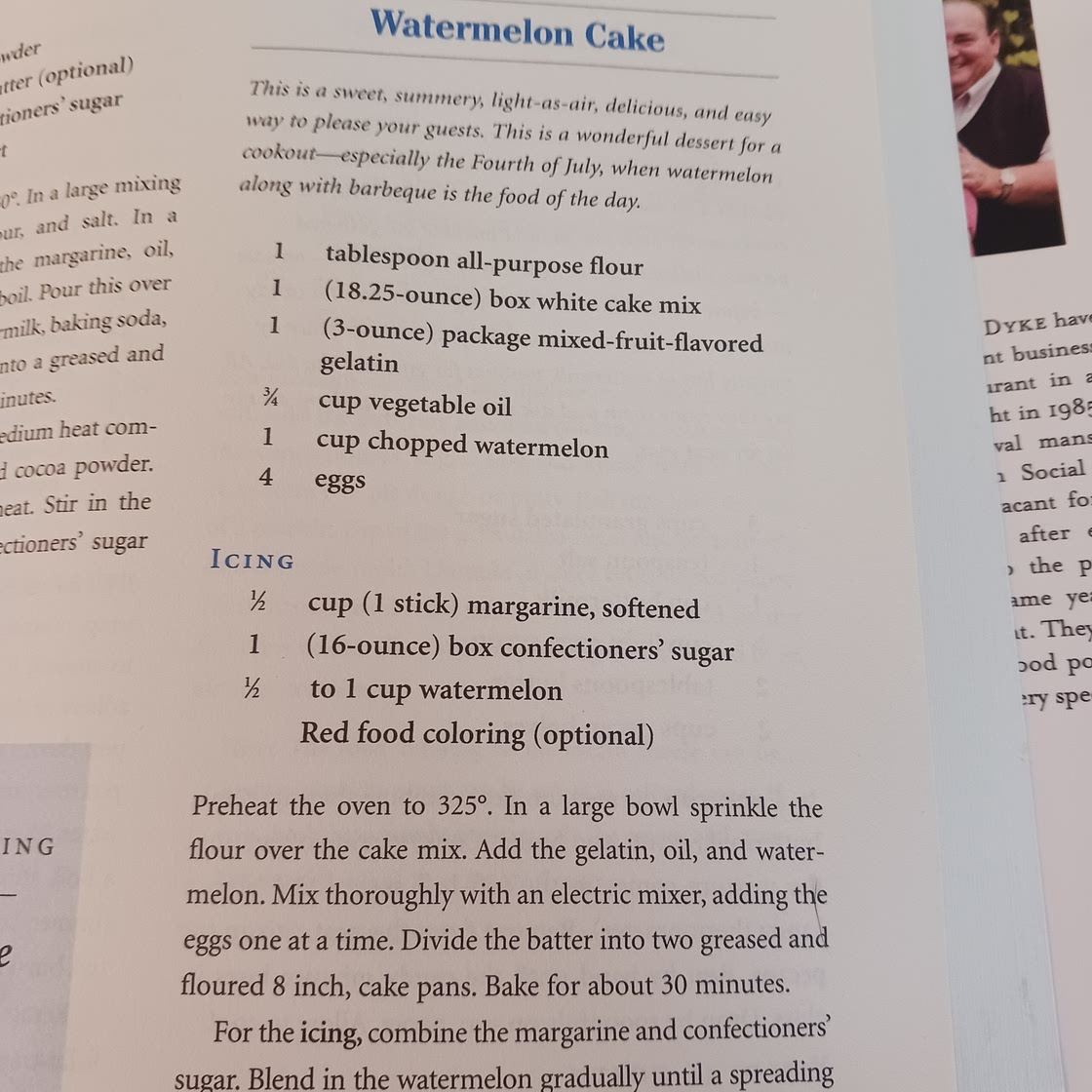 Watermelon cake