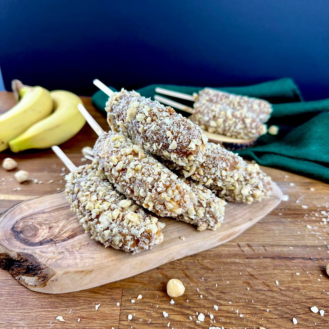 Biscoff Banana Pops
