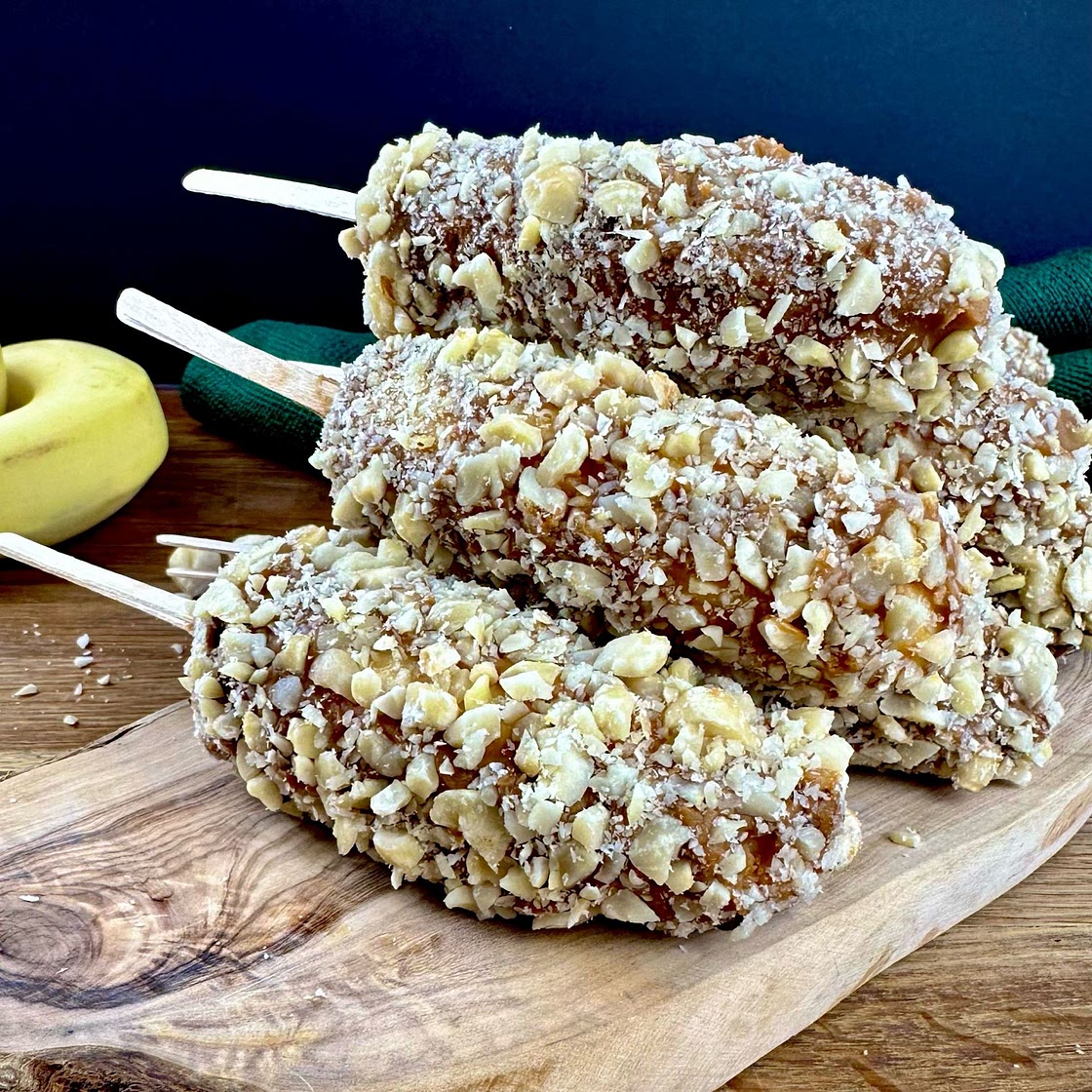 Biscoff Banana Pops