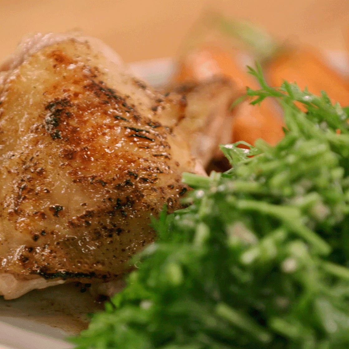 Crispy Chicken Thighs