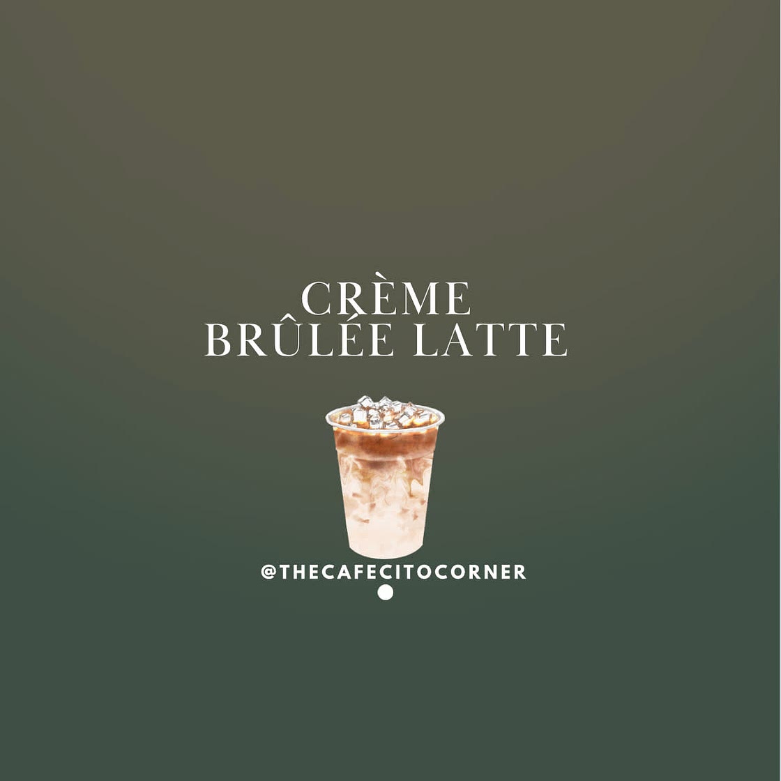 Crème Brûlée Latte