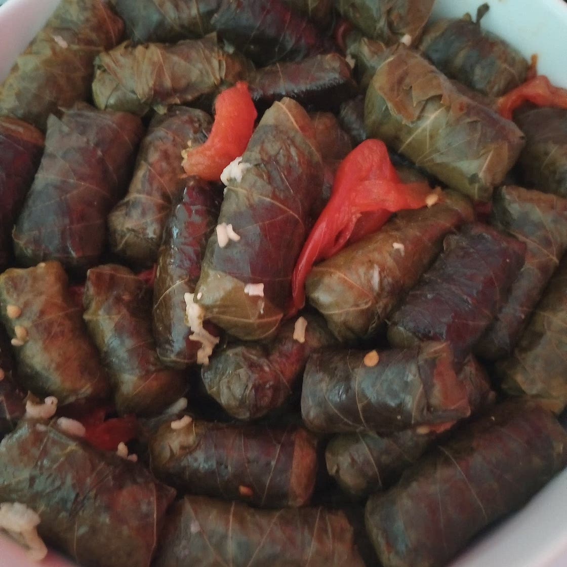 Vegetarian Stuffed Grape Leaves