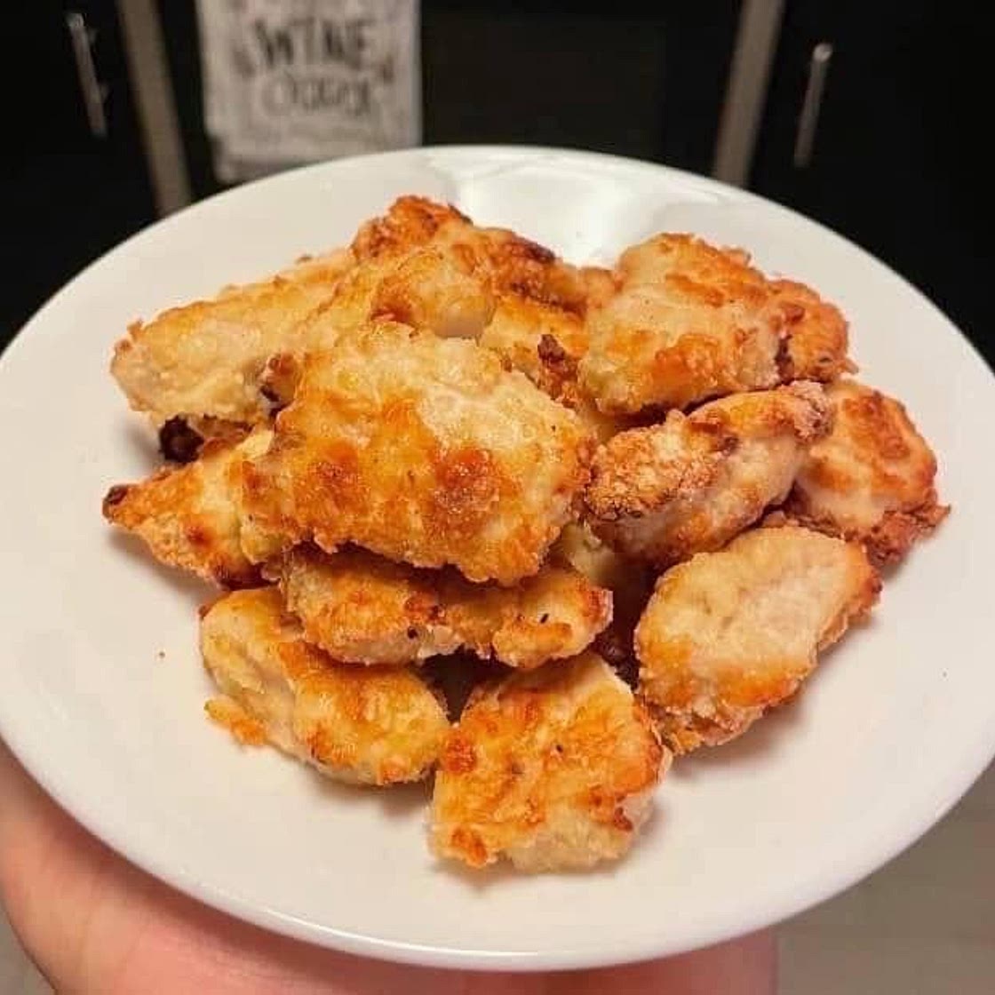 Pickle Juice Air Fried Chicken Nuggets