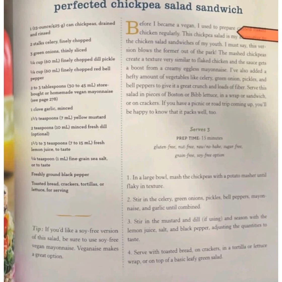 Chickpea salad
