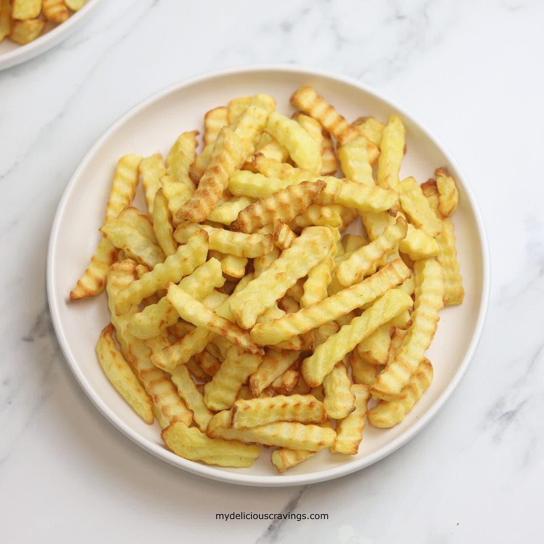 Crinkle-Cut Frozen Fries in Air Fryer