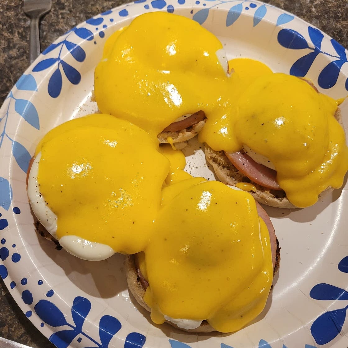 Eggs Benedict with homemade Hollandaise Sauce