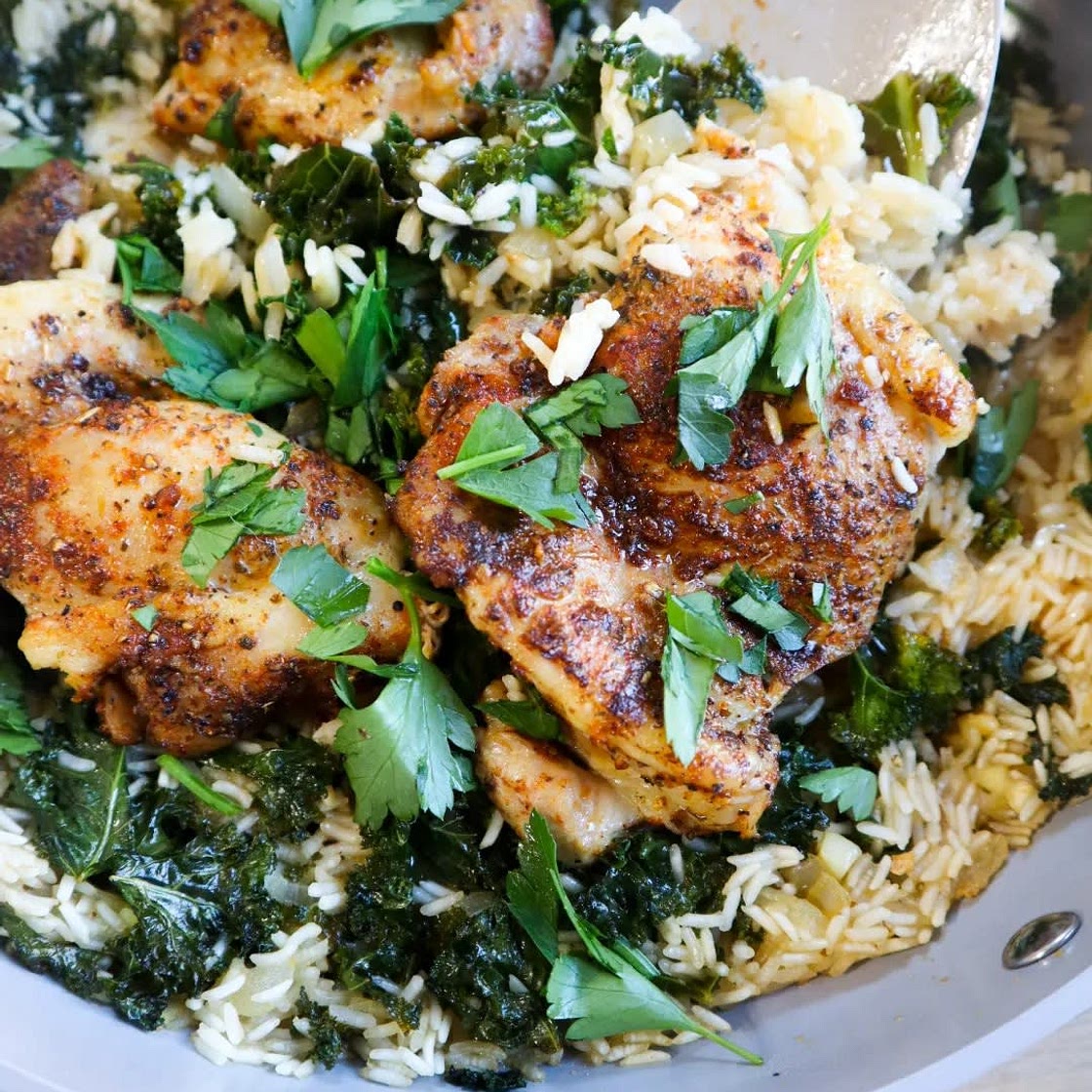 Lemony Chicken and Rice Bake