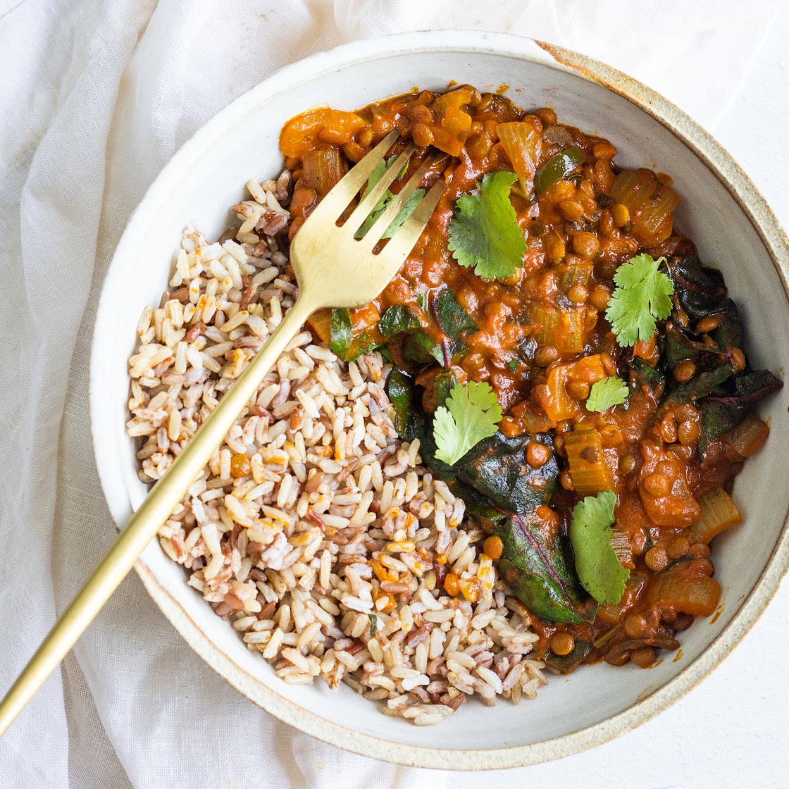 Roasted Red Pepper Dahl