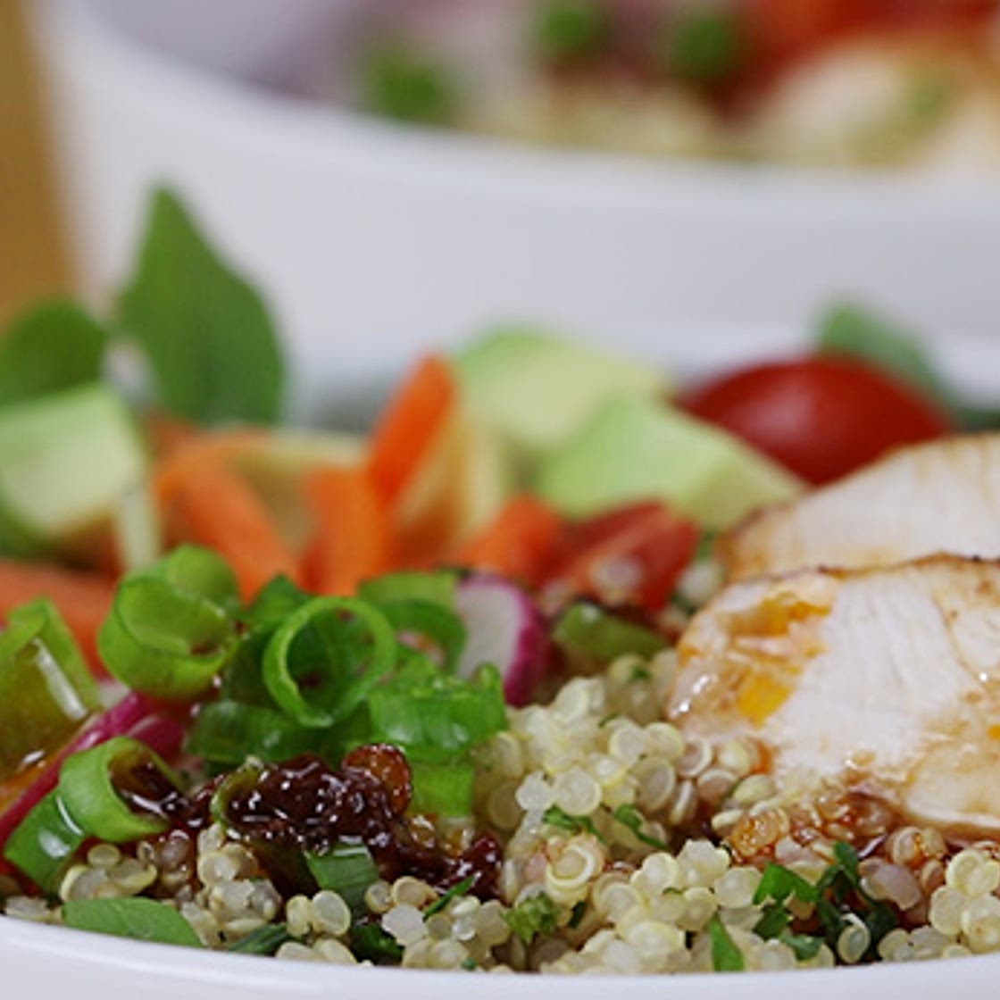 Chipotle Chicken Bowls with Cilantro-Lime Quinoa